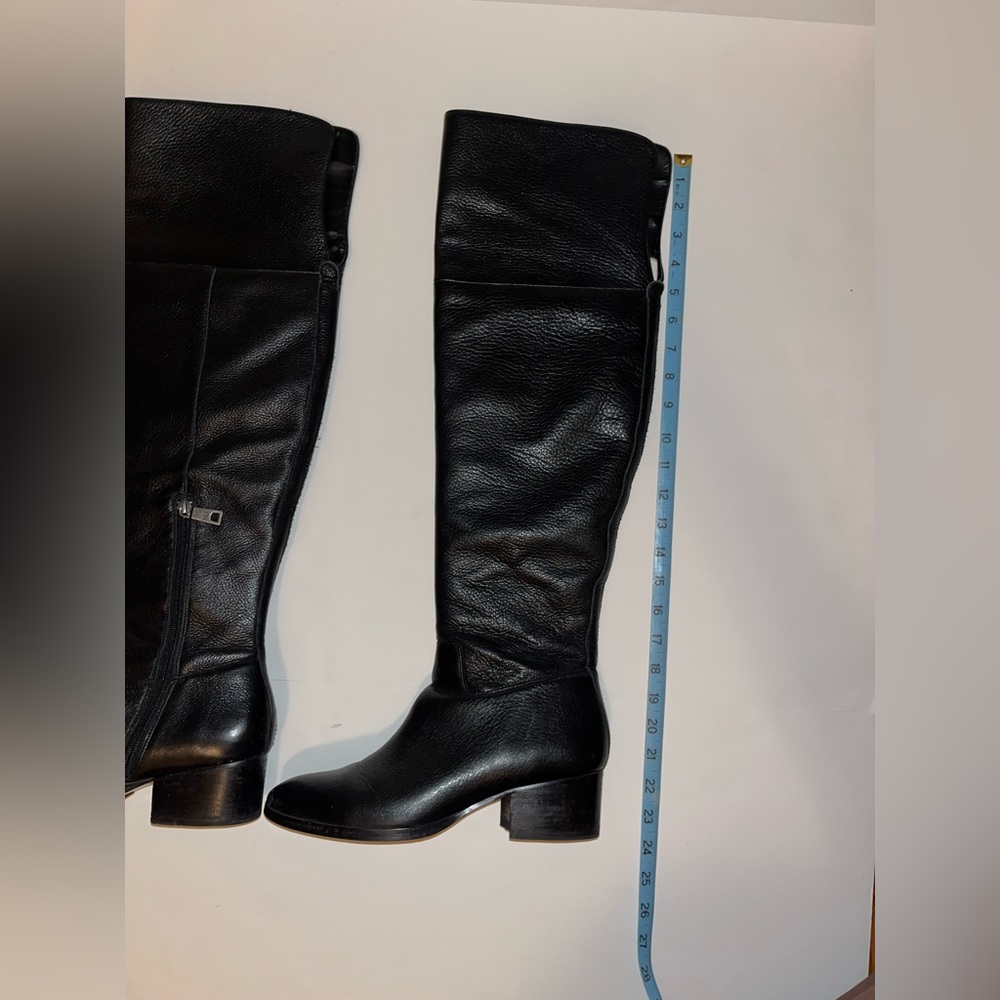 Ralph Lauren Dallyce Over The Knee Boots Women’s Size 10B Black Chic Bold Party - Picture 14 of 14